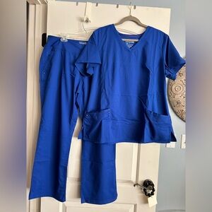 Healing Hands Royal Blue Women's Scrub Set